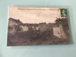Jouy - Ruines Du Feu Du Bout D'Anguy, Le 16 Septembre 1898 - Jouy