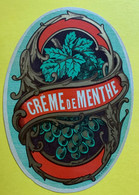 19791 -  Ancienne étiquette Crème De Menthe - Alcoholen & Sterke Drank