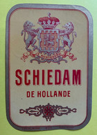 19792 -  Ancienne étiquette  Schiedam De Hollande - Alcoholes Y Licores