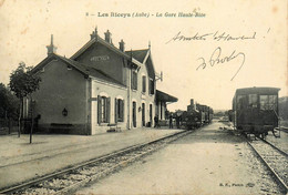 Les Riceys * La Gare Haute Rive * Trains Locomotive Machine * Ligne Chemin De Fer Aube - Les Riceys