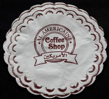 EGYPT - AL AMERICAINE COFFEE SHOP (Egypte) (Egitto) (Ägypten) (Egipto) (Egypten) Africa - Reclameservetten