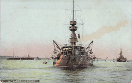 CPA - Marine Nationale Française - LE JAUREGUIBERRY - Colorisée - Bateau - Navire De Guerre - Equipment