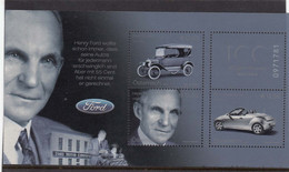 Austria 2003 - 100 Jahre Ford-Automobile, Bl. 20, MNH** - Blocs & Feuillets