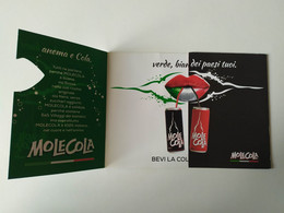 Fre469 Depliant Promozione Bibita Promotional Lattina Molecola Coca-cola Italiana Torino Mole Antonelliana - Blikken