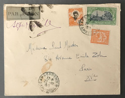 Indochine, Divers Sur Enveloppe TAD PNOMPENH, Cambodge 22.10.1931 Pour La France - (B3166) - Lettres & Documents