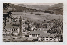 7807 ELZACH, Blick über Die Schulen Und Kirche In Das Elzachtal, 1955 - Elzach