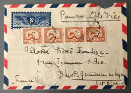 Indochine, Divers Enveloppe TAD KOMPONG-CHAM, Cambodge 3.1.1948 Pour La France - (B3191) - Lettres & Documents