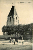 Broué * Place Et église Du Village * Villageois - Sonstige & Ohne Zuordnung