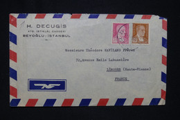 TURQUIE - Enveloppe De Istanbul Pour La France En 1951 - L 126342 - Briefe U. Dokumente