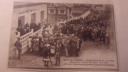 02 -  Moy De L' Aisne - Inauguration Du Service Des Eaux 1924 VOYAGEE - Sonstige & Ohne Zuordnung