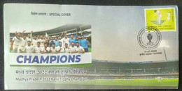India 2022 Champions Cricket , Madhaya Pradesh Ranjit Trophy , Special Cover(**) Inde Indien - Cartas & Documentos