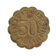 PARIS - NR04 - Monnaie De Nécessité - 30 Centimes - Cabaret De La Belle Meunière - Monétaires / De Nécessité