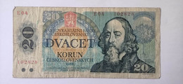 Cecoslovacchia 20 Korun 1988 - Czechoslovakia