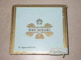 Boite De Cigares Grecos Don Miguel En Bois - Autres & Non Classés