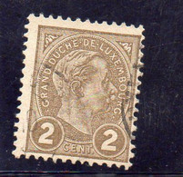 B - 1895 Lussemburgo - Gran Duca Adolfo - 1895 Adolphe Right-hand Side