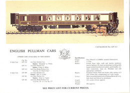 Catalogue J&M MODELS 1990 Informationsblatt 1/32 English Pullman Cars - Anglais