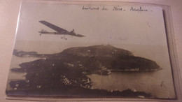 06 CARTE PHOTO ENVIRONS DE NICE AEROPLANE  1910 - Andere & Zonder Classificatie