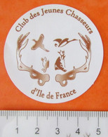 Autocollant  -  Club Des Jeunes Chasseurs  D'Ile De France   -  Autocollants  -  Chasseurs   -  Chasse - Pegatinas