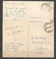 Belgique - Poste Militaire - Cachet "POSTES-POSTERIJEN B.P.S.4" Dont Différents Types Et Dates - Brieven En Documenten