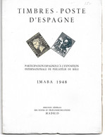2149q: Ausstellungskatalog Madrid, IMABA 1948, 31 Seiten Mit Musterdrucken Altspanischer Ausgaben, Katalog Abgegriffen - Sonstige & Ohne Zuordnung