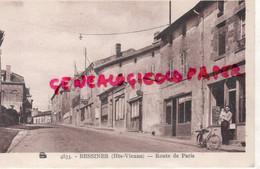 87- BESSINES SUR GARTEMPE- ROUTE DE PARIS - COIFFEUR- BOUCHERIE E. MEYRAT - Bessines Sur Gartempe