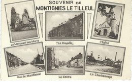 Souvenir De MONTIGNIES-LE-TILLEUL - RARE CPA - Montigny-le-Tilleul