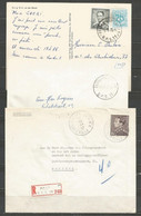 Belgique - Poste Militaire - Cachet "POSTES-POSTERIJEN B.P.S.11" Différents Types Et Dates Dont Recommandé - Covers & Documents