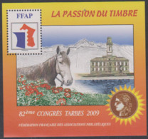 Année 2009 - Feuillet Souvenir De La FFAP - N° 3 - 82ème Congrès - Tarbes 2009 - FFAP