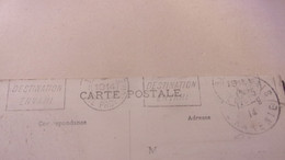 16 CHABANAIS PLACE DU XIV JUILLET  CACHET MILITAIRE  WWI DESTINATION ENVAHI 1914 - Autres & Non Classés