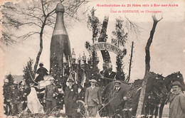 10 Bar Sur Aube Manifestation Fête Fêtes Du Champagne 28 Mars 1921 CPA Char De Fontaine - Bar-sur-Aube
