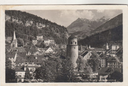 B4696) FELDKIRCH - Häuser Und Turm Mit Kirche G. Gurtisspitze ALT 1948 - Feldkirch
