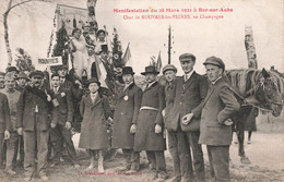 10 Bar Sur Aube Manifestation Fête Fêtes Du Champagne 28 Mars 1921 CPA Char De Rouvres Les Vignes - Bar-sur-Aube