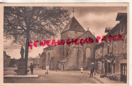 87- BESSINES SUR GARTEMPE- L' EGLISE ET LA PLACE - THEOJAC LIMOGES - Bessines Sur Gartempe