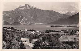 W3536- MONDSEE- PARTIAL TOWN PANORAMA, LAKE, SCHAFBERG MOUNTAIN - Mondsee