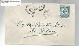 36169 ) Canada Newfoundland Cover Postal History - 1908-1947
