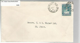 36177 ) Canada Newfoundland Cover Postal History - 1908-1947