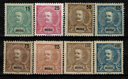 Angola, 1903, # 79/86, MH And MNG - Angola