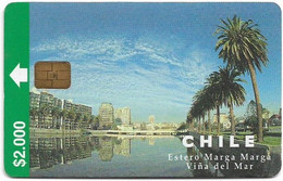 Chile - CTC - Estero Marga Marga (2nd Issue), Chip Siemens, 2.000Cp$, 04.1998, 50.000ex, Used - Cile