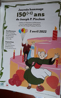 Affiche Journée Hommage  Joseph P. Pinchon - 2022 à Amiens - BECASSINE - Affiches