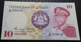 LESOTHO , P 6b   ,  10 Maloti , 1981 ,  UNC  Neuf , - Lesotho