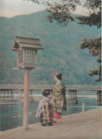 Japan / The Arashiyama Hill And Maiko Girls - 3D / Stereoscopique - Cartes Stéréoscopiques