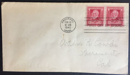 1940 - United States - FDC - John Greenleaf Whittier 2c - Haverhill - 589 - 1851-1940