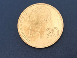 Münze Münzen Umlaufmünze Zypern 20 Cent 1990 - Cyprus