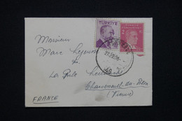 TURQUIE - Enveloppe  De Istanbul Pour La France En 1956  - L 126356 - Storia Postale