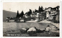 TICINO - SALUTI DA GERRA GAMBAROGNO - VG FP - C5453 - Cugnasco-Gerra