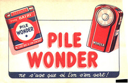 Pi W/	11/7	> 39	Buvard	Pile	Wonder	N= 1 - Batterie