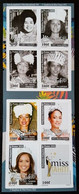 French Polynesia 2022, Miss Tahiti 1961, 1971, 1981, 1991, 2001, 2011 And 2021, MNH Stamps Set - Booklet - Nuevos