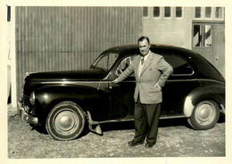 Automobile Ancienne De Marque PEUGEOT Peugeot 203 Modèle ? * Auto Voiture * Photo Ancienne - Voitures De Tourisme