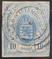 LUXEMBOURG 1859 - Canceled - Sc# 7 - 1859-1880 Coat Of Arms