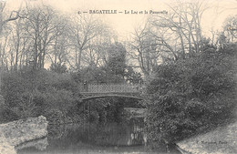 75 - PARIS - BAGATELLE - Le Lac Et La Passerelle - Arrondissement: 16